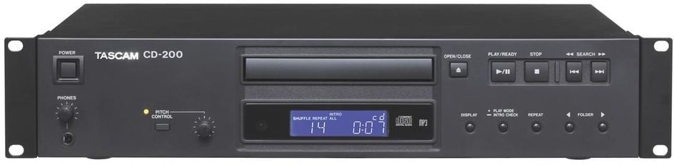 Tascam Cd200 - CD recorder in rack - Main picture