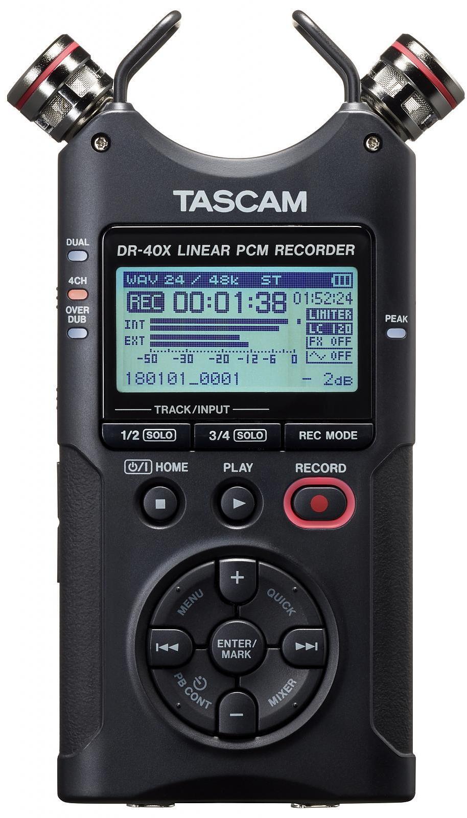 Mobiele opnemer Tascam DR-40X