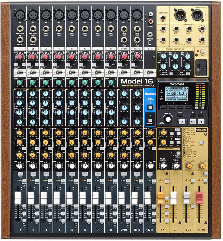 Tascam Model 16 - Analoge Mengtafel - Main picture