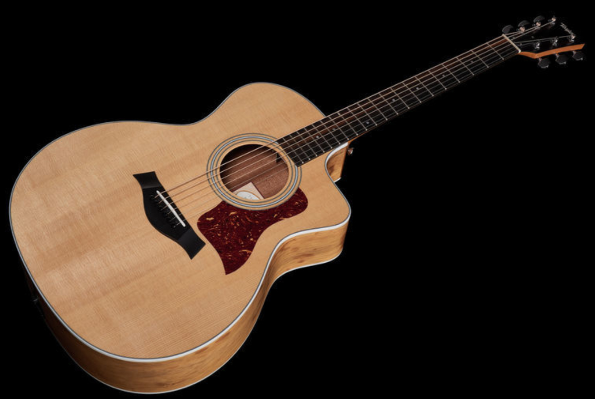 Taylor 214ce-k 2020 Grand Auditorium Cw Epicea Koa Eb Es2 - Natural Satin - Elektro-akoestische gitaar - Variation 1