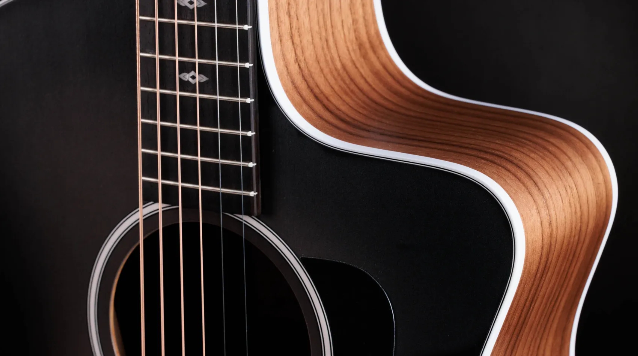Taylor 214ce Sunset Blvd Mex Grand Auditorium Cw Epicea Noyer Eb Es2 - Eclipse Burst - Folk gitaar - Variation 2