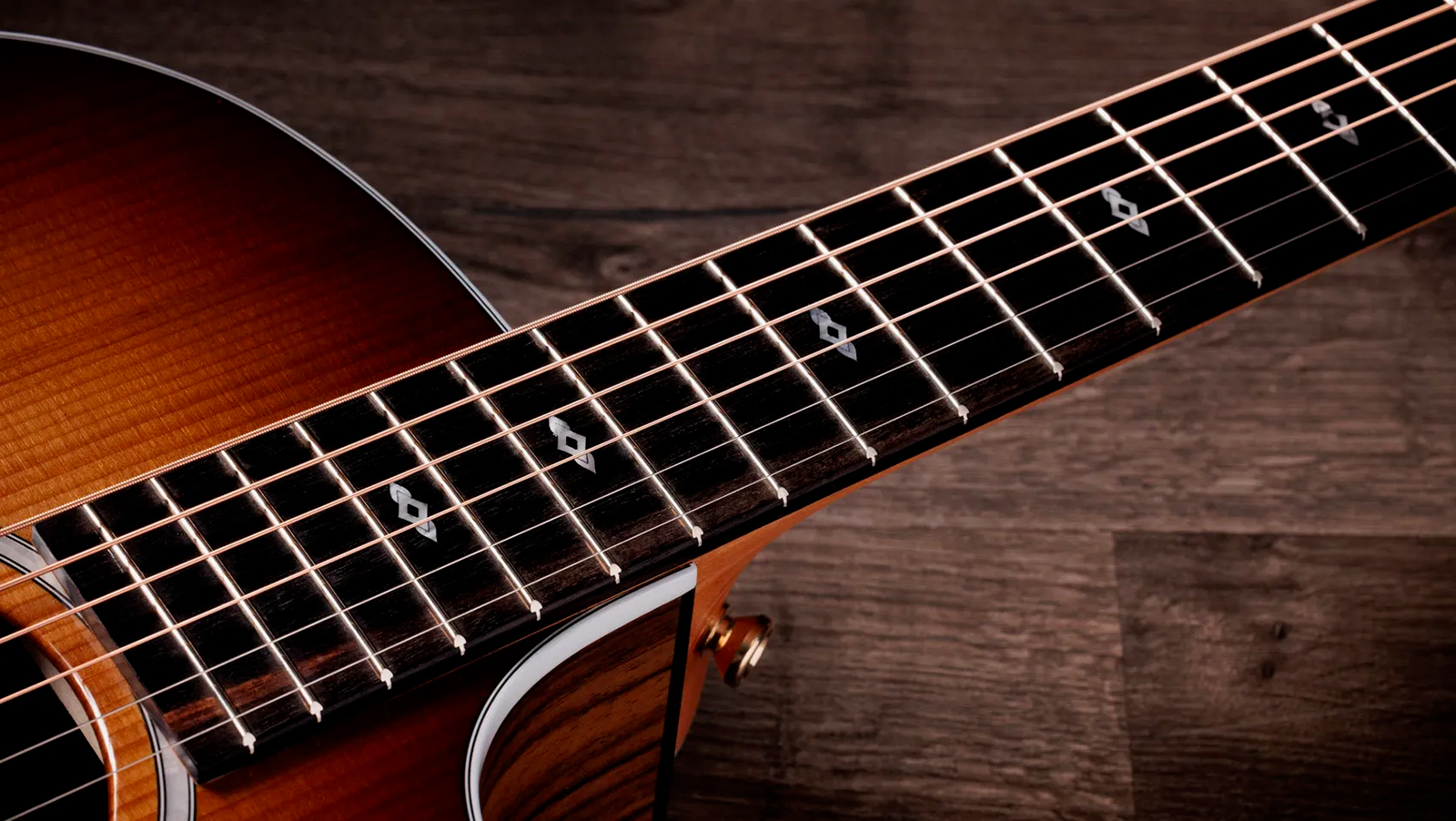 Taylor 214ce Sunset Blvd Mex Grand Auditorium Cw Epicea Noyer Eb Es2 - Shaded Edgeburst Top - Folk gitaar - Variation 4