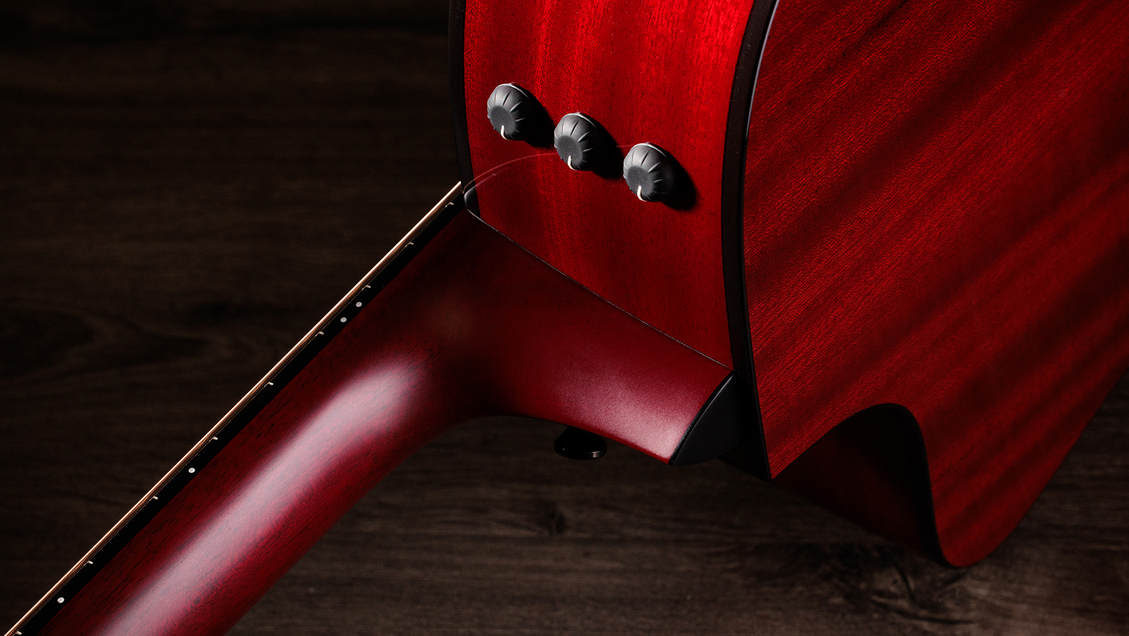 Taylor 224ce Plus Special Edition Grand Auditorium Cw Acajou Sapele Eb Es2 - Trans Red - Folk gitaar - Variation 7