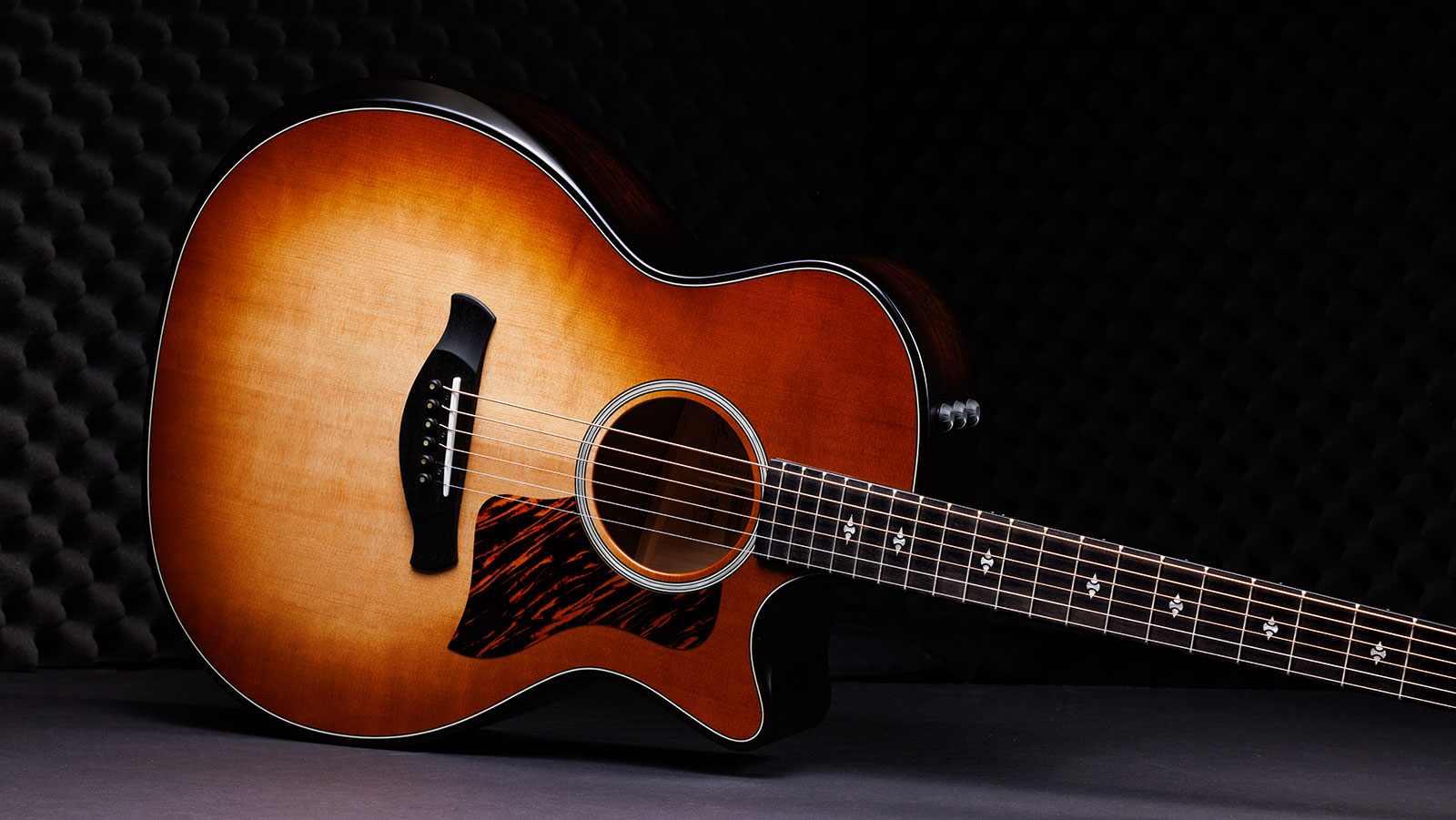 Taylor 314ce Builder's Edition 50th Anniversary Grand Auditorium Cw Epicea Urban Ash Eb Es2 - Kona Burst - Elektro-akoestische gitaar - Variation 2