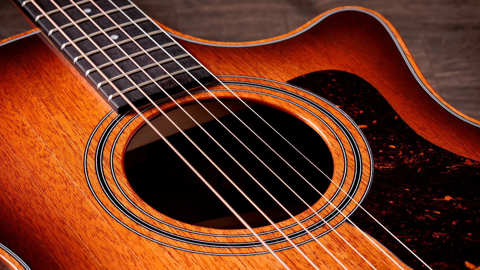 Taylor 324ce Studio Special Edition Next Gen. Grand Auditorium Cw Tout Acajou Eb Claria - Gloss Shaded Edgeburst Top - Folk gitaar - Variation 3
