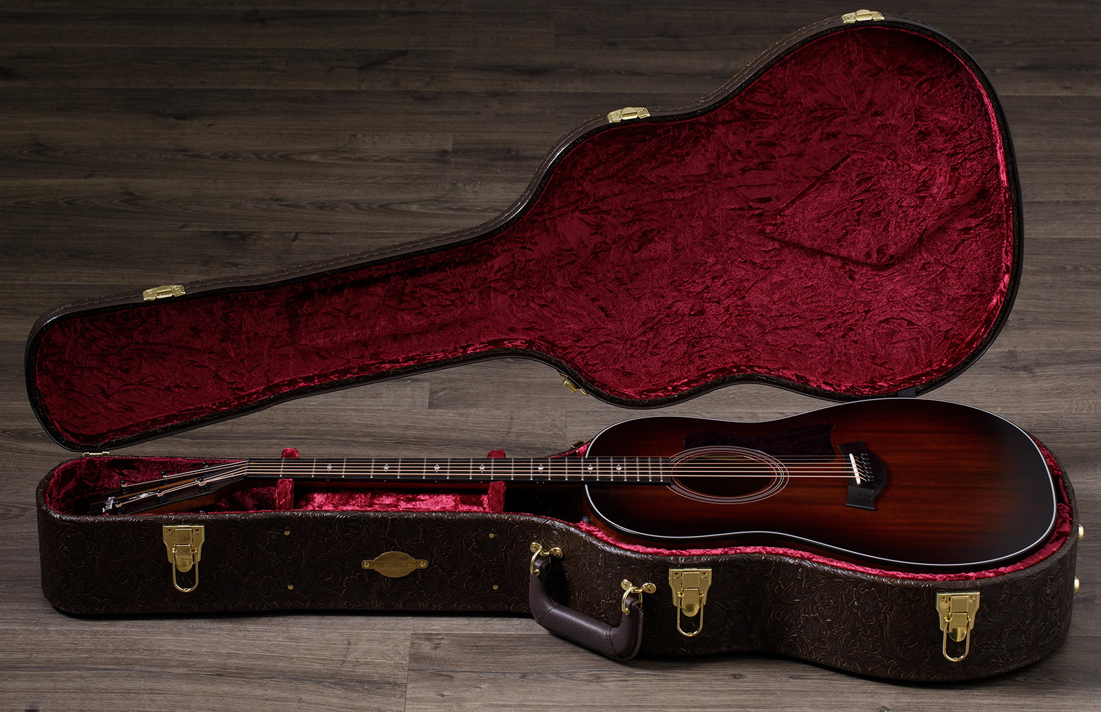 Taylor 327e Grand Pacific Acajou Blackwood Eb Es2 - Shaded Edge Burst - Elektro-akoestische gitaar - Variation 6