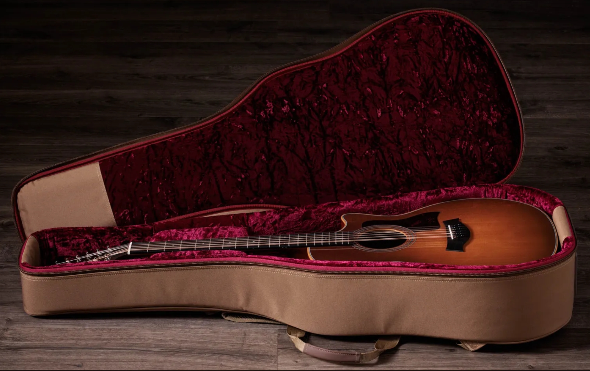 Taylor 354ce Studio Special Edition Grand Auditorium Cw 12c Epicea Sapele Eb Es2 - Honeyburst - Folk gitaar - Variation 7