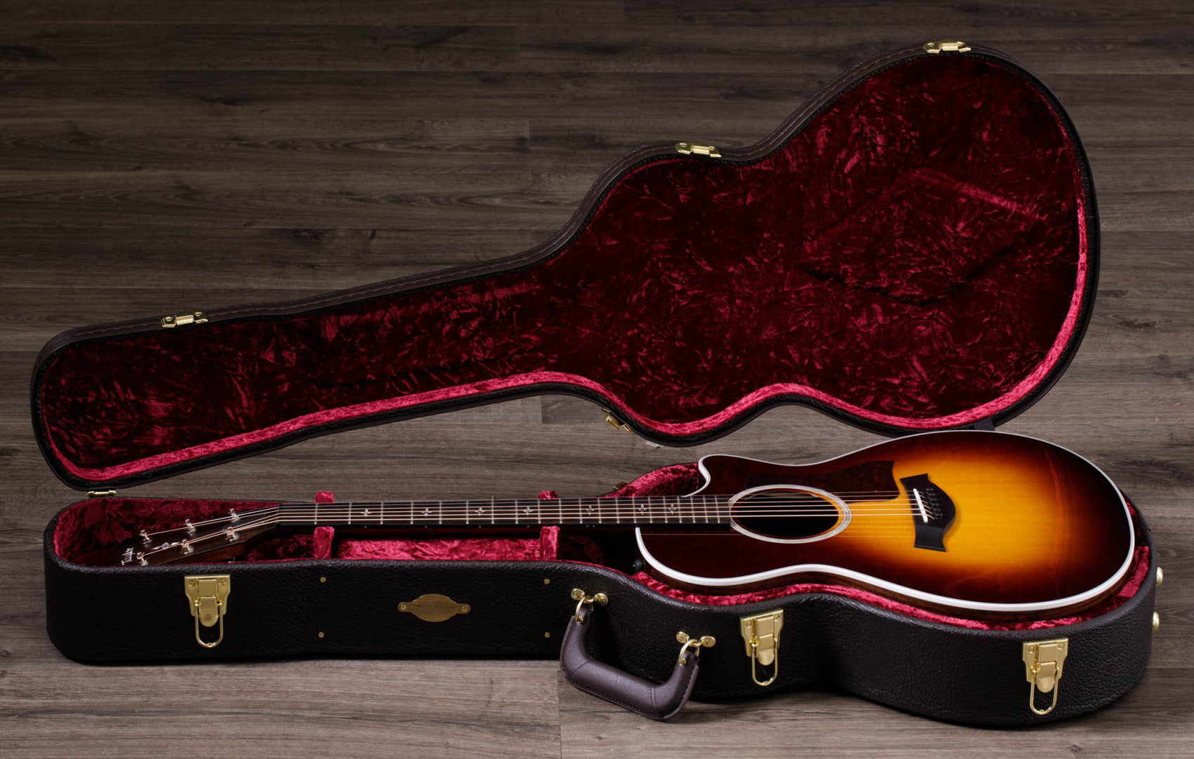 Taylor 412ce Grand Concert Cw Epicea Palissandre Eb Es2 - Tobacco Sunburst Top - Elektro-akoestische gitaar - Variation 8