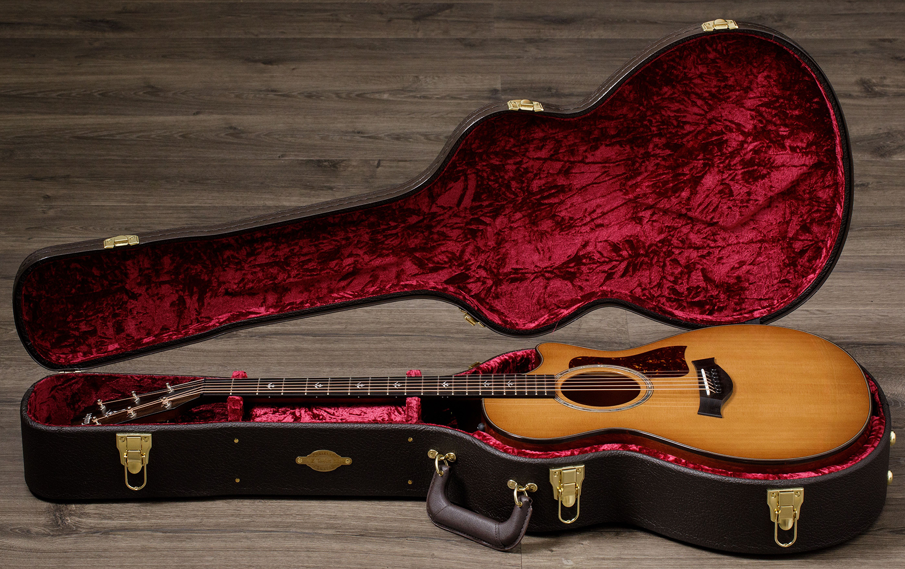 Taylor 512ce V-class Grand Concert Cw Epicea Red Urban Ironbark Eb Es2 - Natural - Elektro-akoestische gitaar - Variation 5