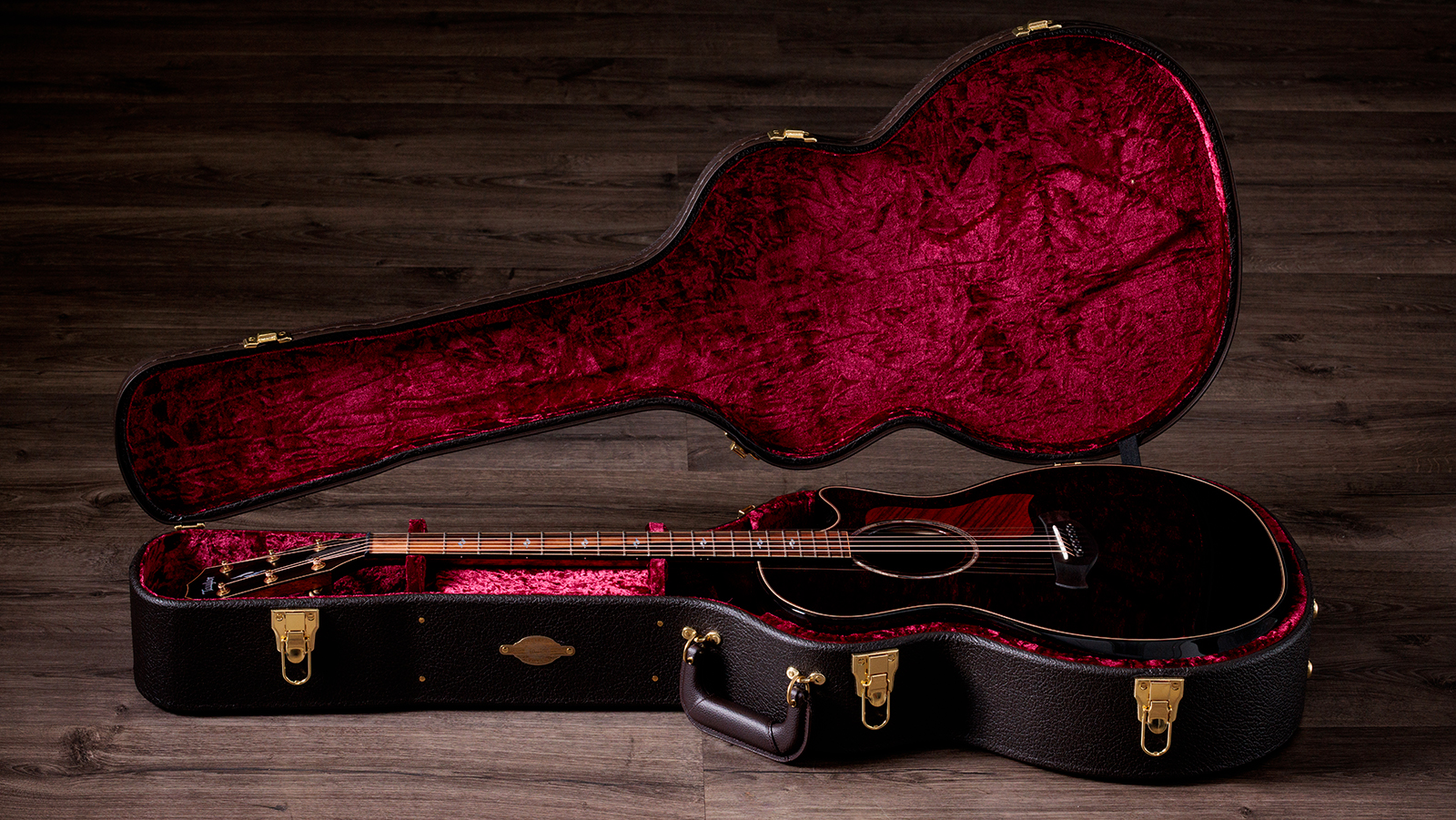 Taylor 814ce Builders Edition Next Gen. Grand Auditorium Cw Tout Epicea Palissandre Eb Claria - Blacktop & Kona Edgeburst - Folk gitaar - Variation 10