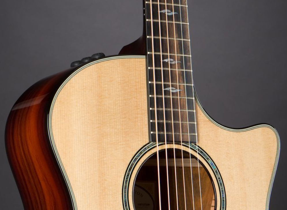 Taylor 814ce-ltd 2020 V-class Grand Auditorium Cw  Epicea Cocobolo Eb Es2 - Natural - Elektro-akoestische gitaar - Variation 3