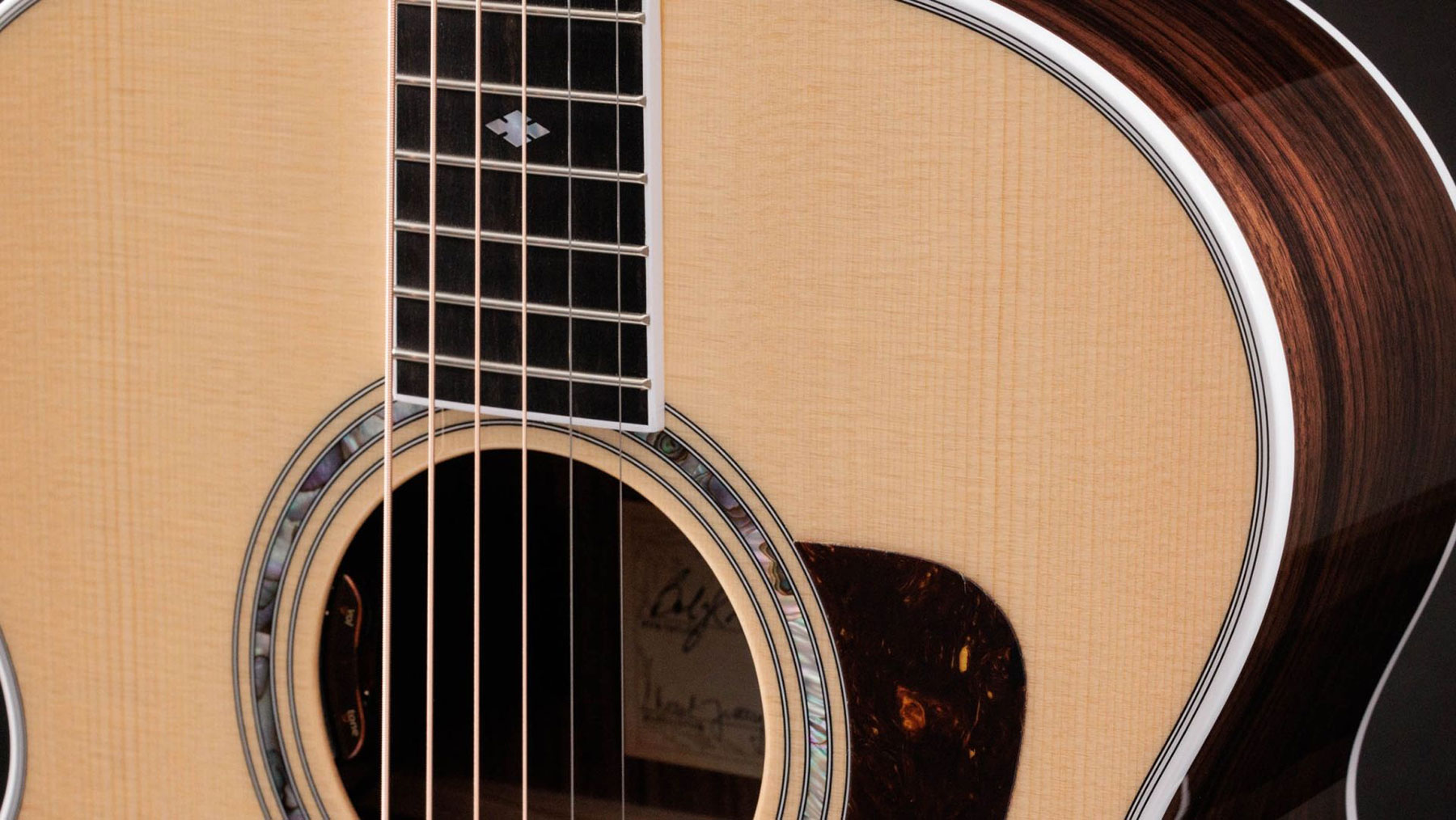 Taylor 815e Legacy Jumbo Epicea Palissandre Eb Lr Baggs Vtc - Natural - Volksgitaar - Variation 2