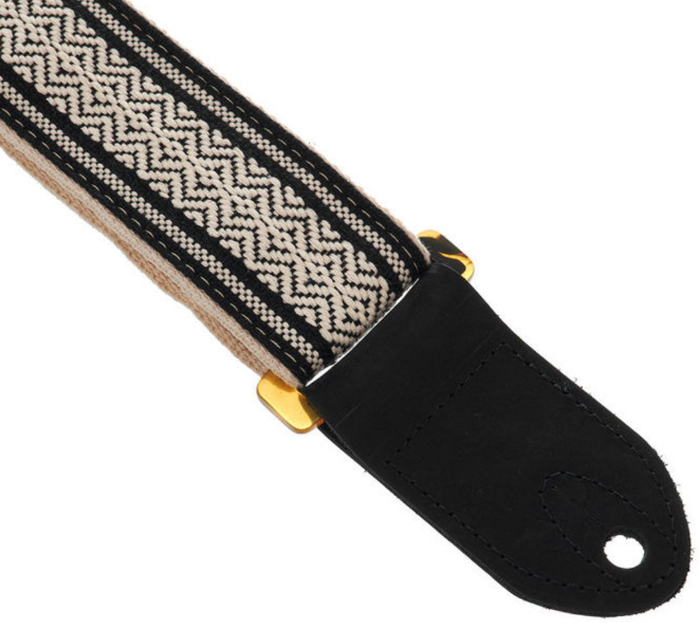 Taylor Academy Strap Wht-blk Jacquard Cotton 2 Inches - Gitaarriem - Variation 1