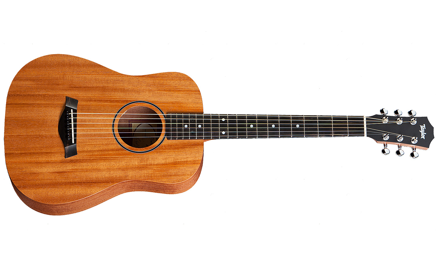 Taylor Baby Mahogany Bt2e Mini Dreadnought Acajou Sapele Eb Esb +housse - Natural Satin - Westerngitaar & electro - Variation 1