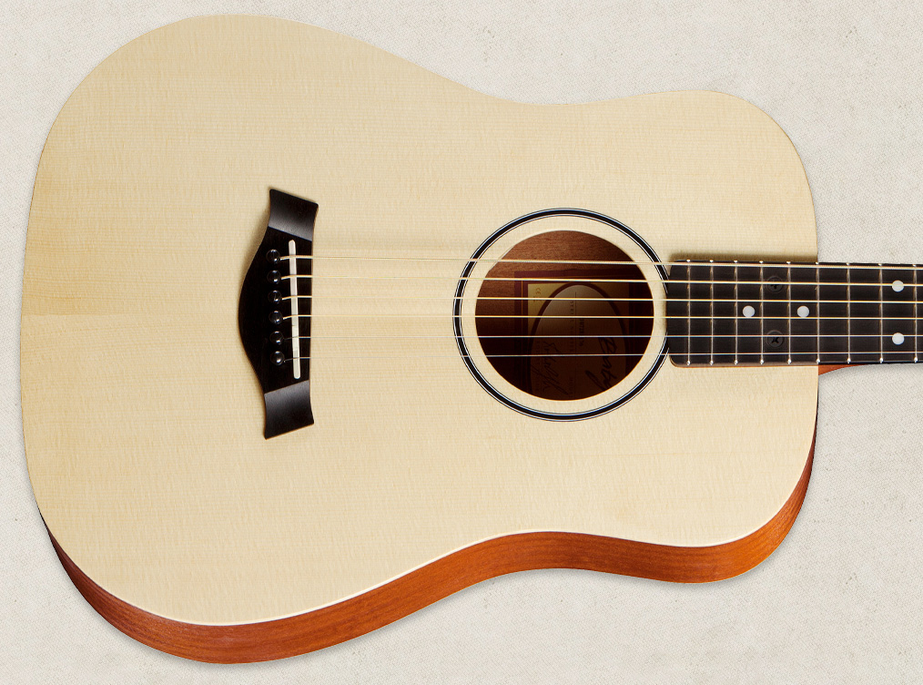 Taylor Baby Mahogany Bt1-e Mini Dreadnought Epicea Sapele Eb Esb +housse - Natural Satin - Western reisgitaar - Variation 4