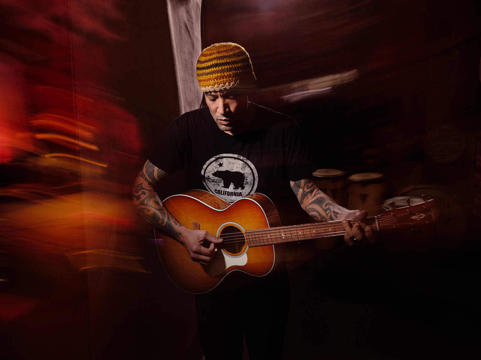 Taylor Ben Harper 512e Gold Label Signature Grand Concert Cw Epicea Acajou Eb Claria - Custom Shaded Edgeburst - Folk gitaar - Variation 11