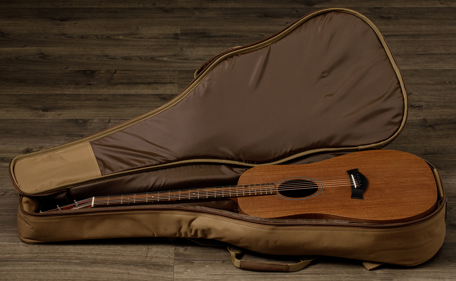 Taylor Big Baby Bbt Walnut/walnut Dreadnought 15/16 Tout Noyer Eb - Natural - Western reisgitaar - Variation 5