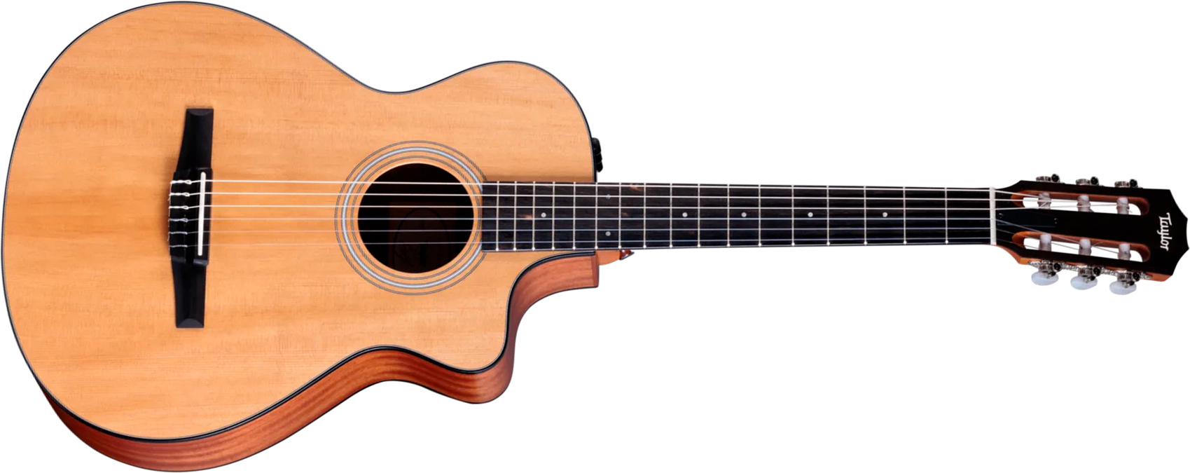Taylor 112ce-n Grand Concert Cw Nylon Epicea Sapele Eb Esn - Natural Matte - Klassieke gitaar 4/4 - Main picture