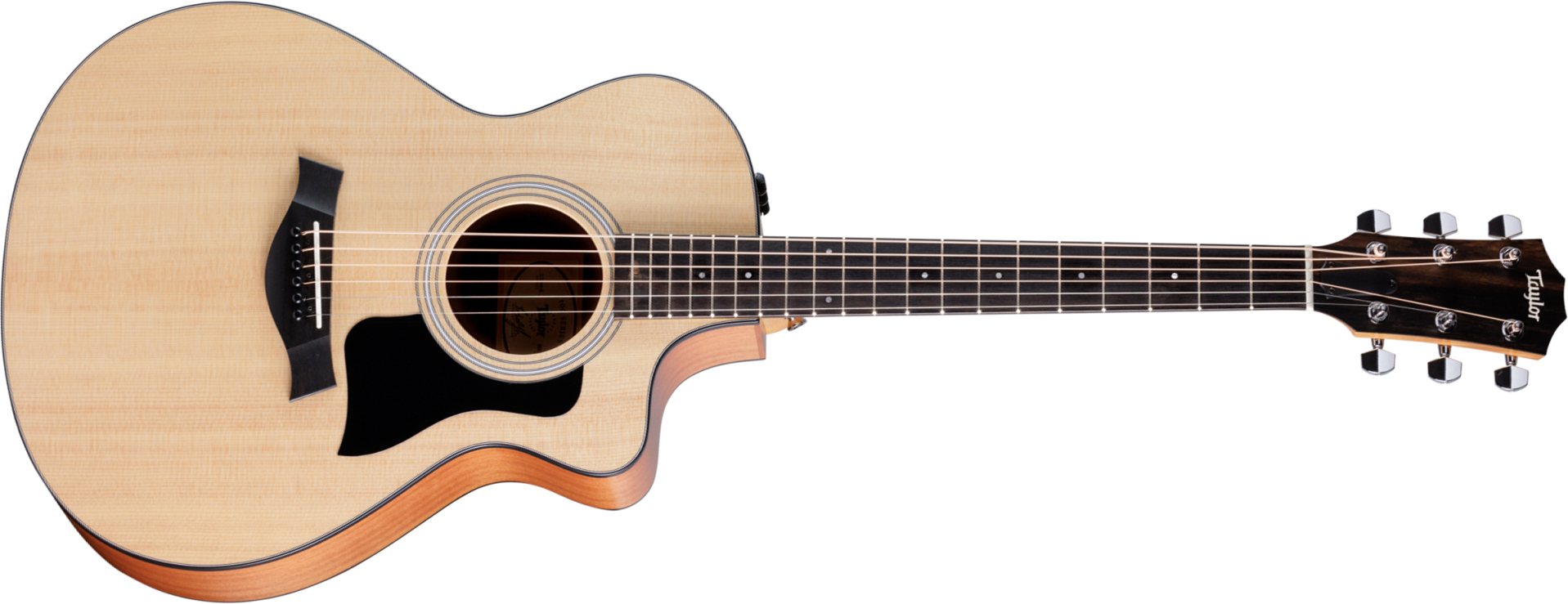 Taylor 112ce-s Grand Concert Cw Epicea Sapele Eb Es2 - Natural Satin - Elektro-akoestische gitaar - Main picture