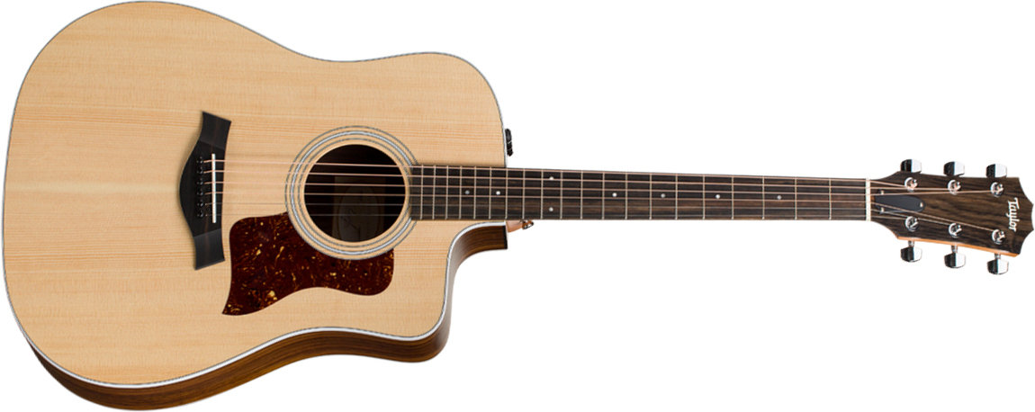 Taylor 210ce 2020 Dreadnought Cw Epicea Palissandre Eb Es2 - Natural Satin - Elektro-akoestische gitaar - Main picture