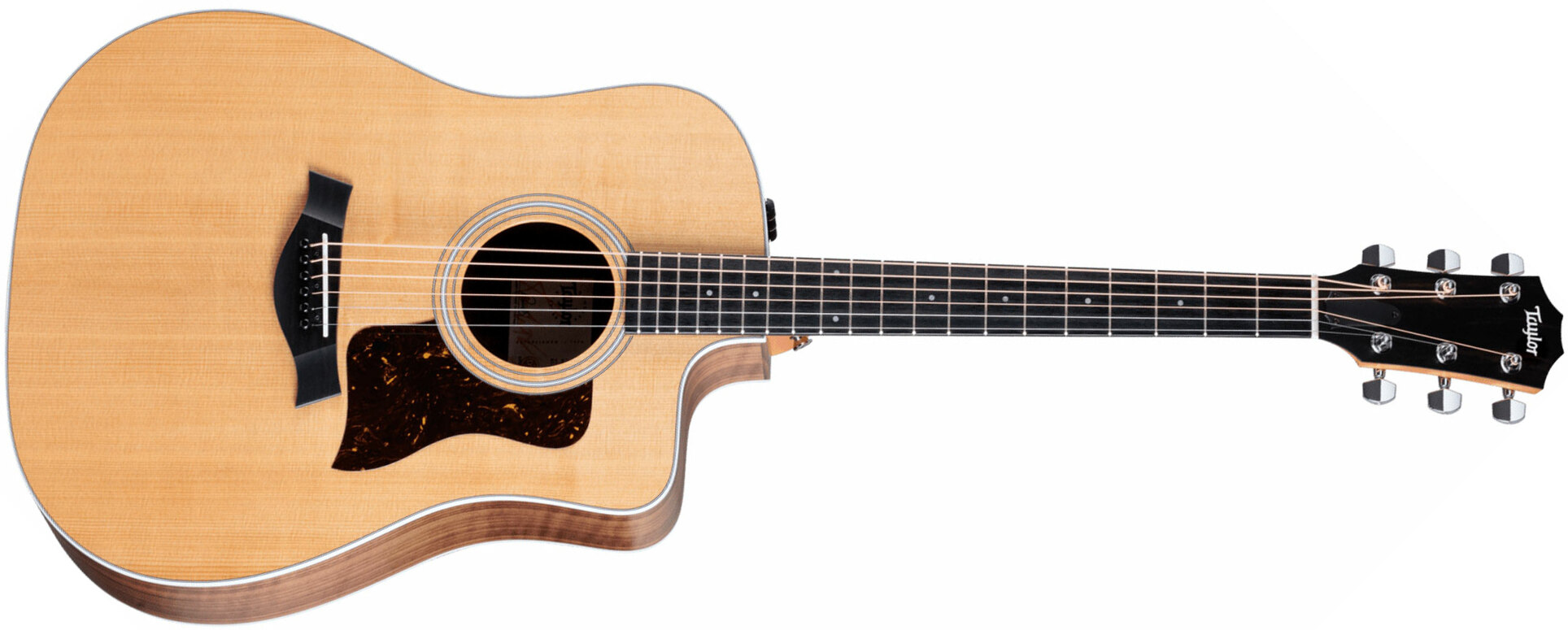 Taylor 210ce 2024 Dreadnought Cw Epicea Noyer Eb Es2 - Natural - Elektro-akoestische gitaar - Main picture