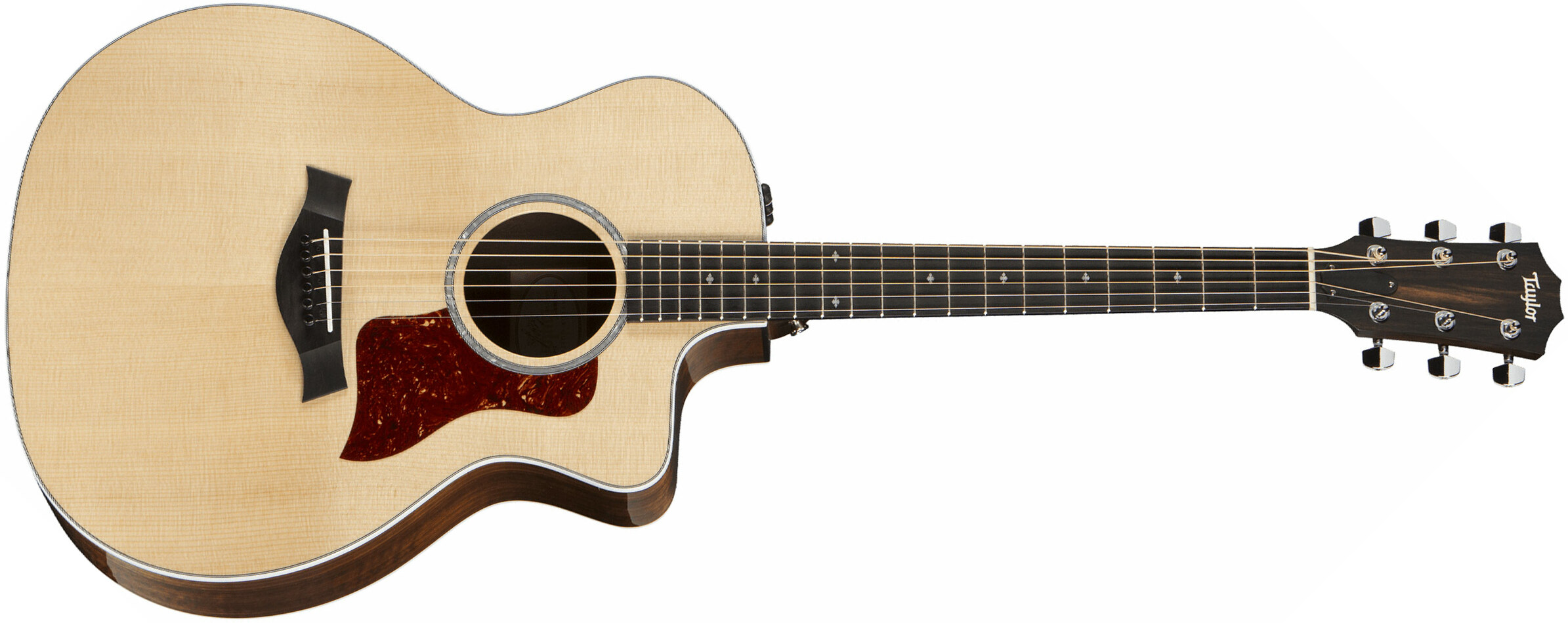 Taylor 214ce-cf Dlx Grand Auditorium Cw Epicea Copafera Es2 - Natural - Elektro-akoestische gitaar - Main picture