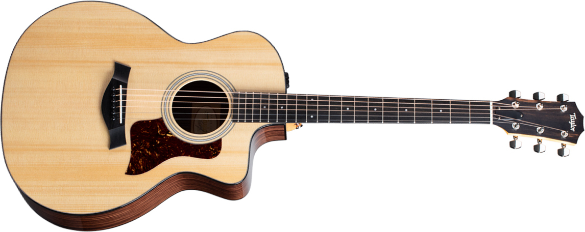 Taylor 214ce Plus Grand Auditorium Cw Epicea Palissandre Eb Es2 - Natural - Elektro-akoestische gitaar - Main picture