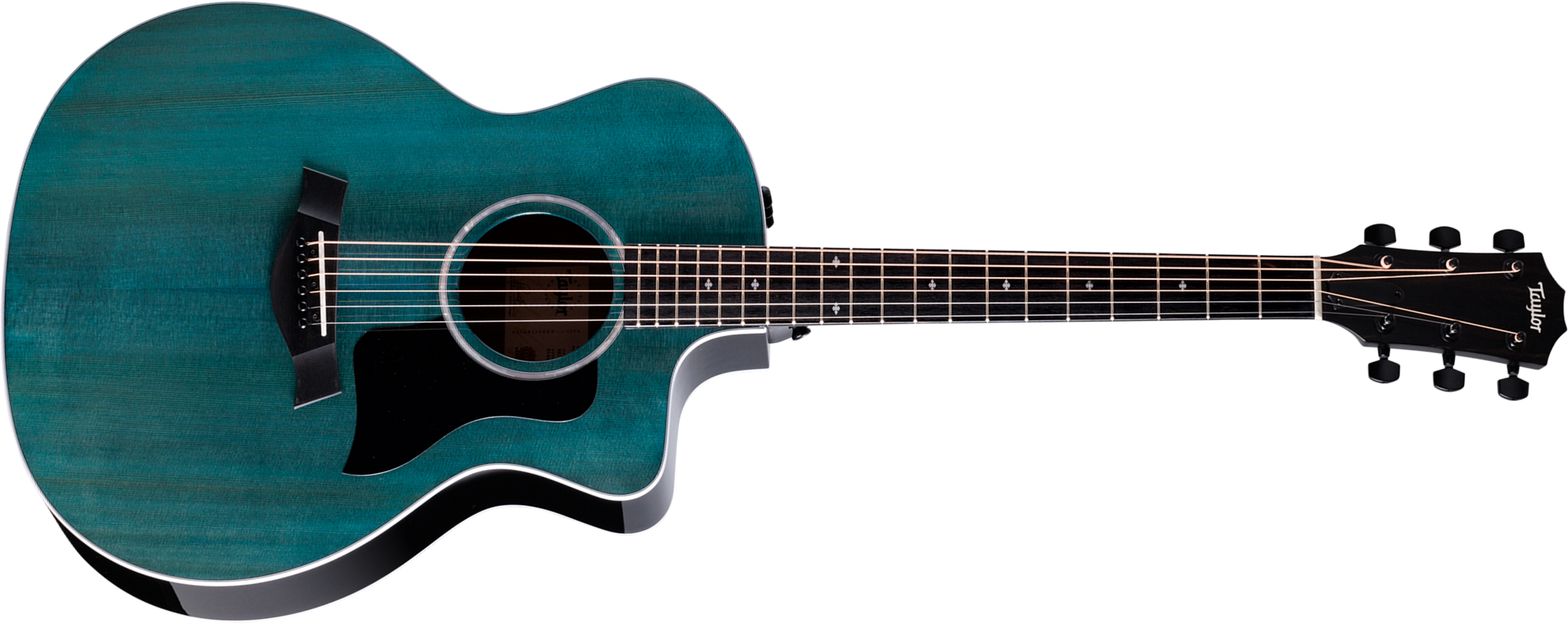 Taylor 214ce Plus Special Edition Grand Auditorium Cw Epicea Noyer Eb Es2 - Trans Blue - Folk gitaar - Main picture