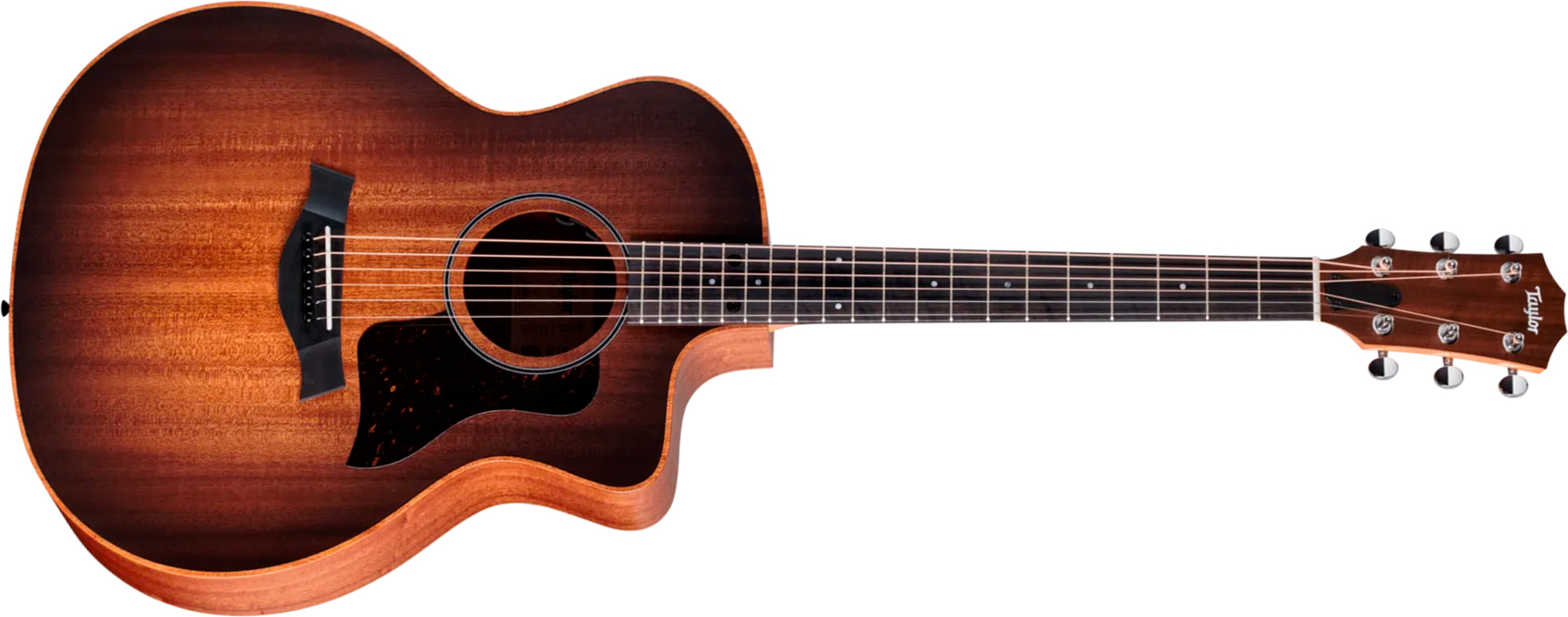 Taylor 24ce Sunset Blvd Grand Auditorium Cw Tout Sapele Eb - Edgeburst Matte - Folk gitaar - Main picture