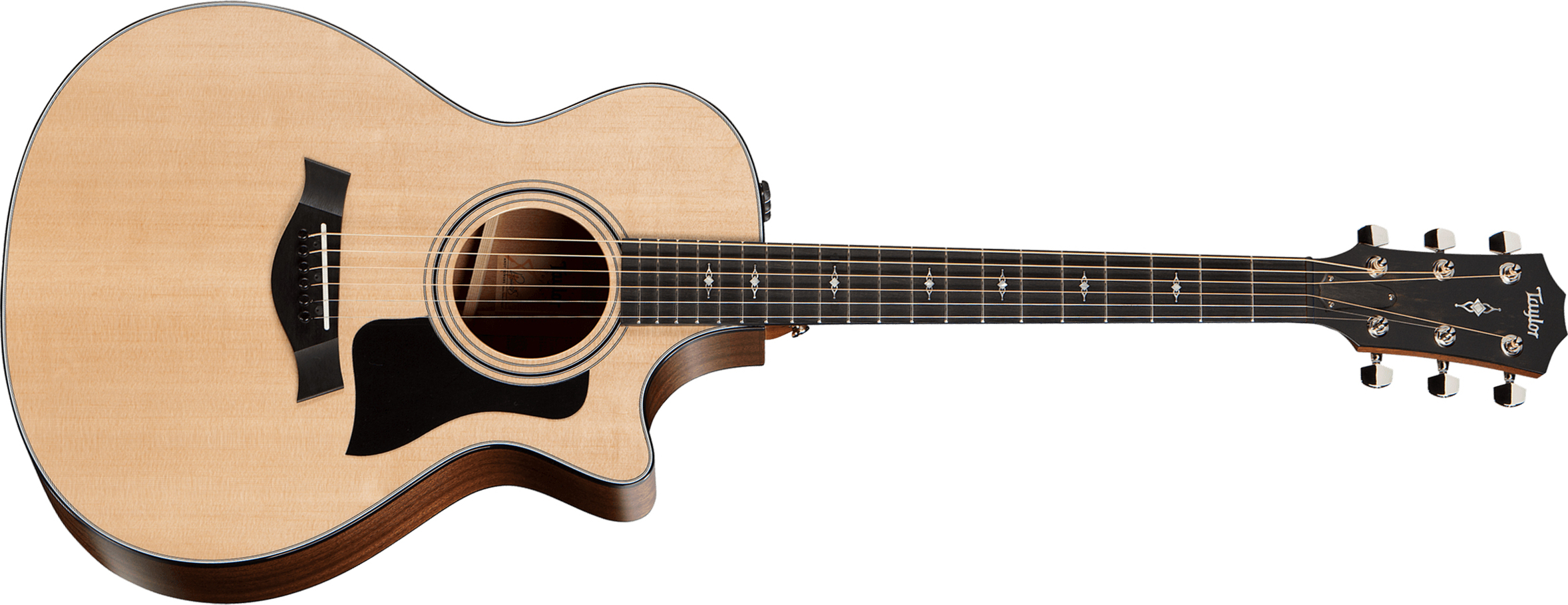 Taylor 312ce V-class 2019 Grand Concert Cw Epicea Sapele Eb Es2 - Natural Gloss Top - Folk gitaar - Main picture