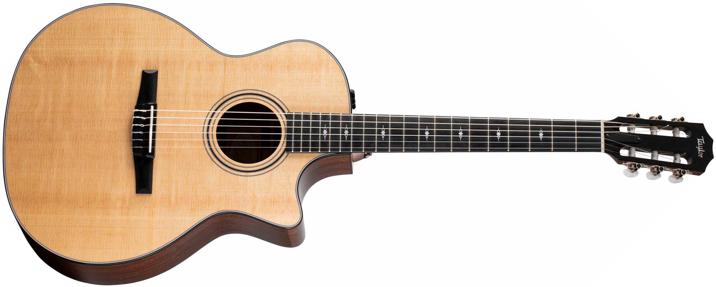 Taylor 314ce-n V-class Grand Auditorium Cw Epicea Sapele Eb Es2 - Natural - Klassieke gitaar 4/4 - Main picture