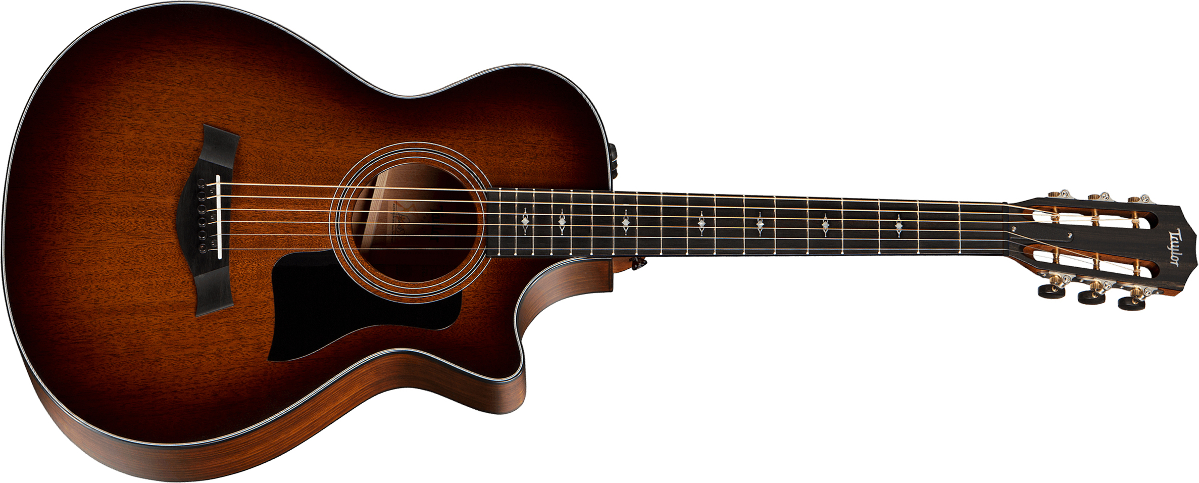 Taylor 322ce 12-fret V-class 2019 Grand Concert Cw Acajou Blackwood Es2 - Shaded Edge Burst Top - Elektro-akoestische gitaar - Main picture