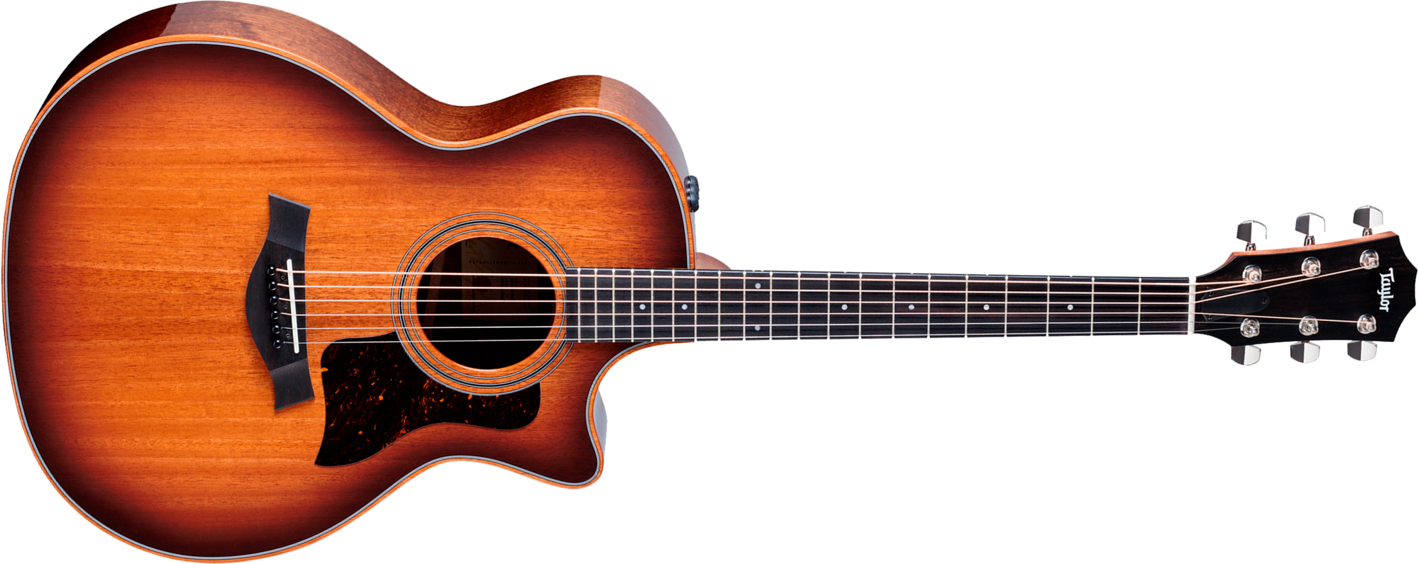 Taylor 324ce Studio Special Edition Next Gen. Grand Auditorium Cw Tout Acajou Eb Claria - Gloss Shaded Edgeburst Top - Folk gitaar - Main picture