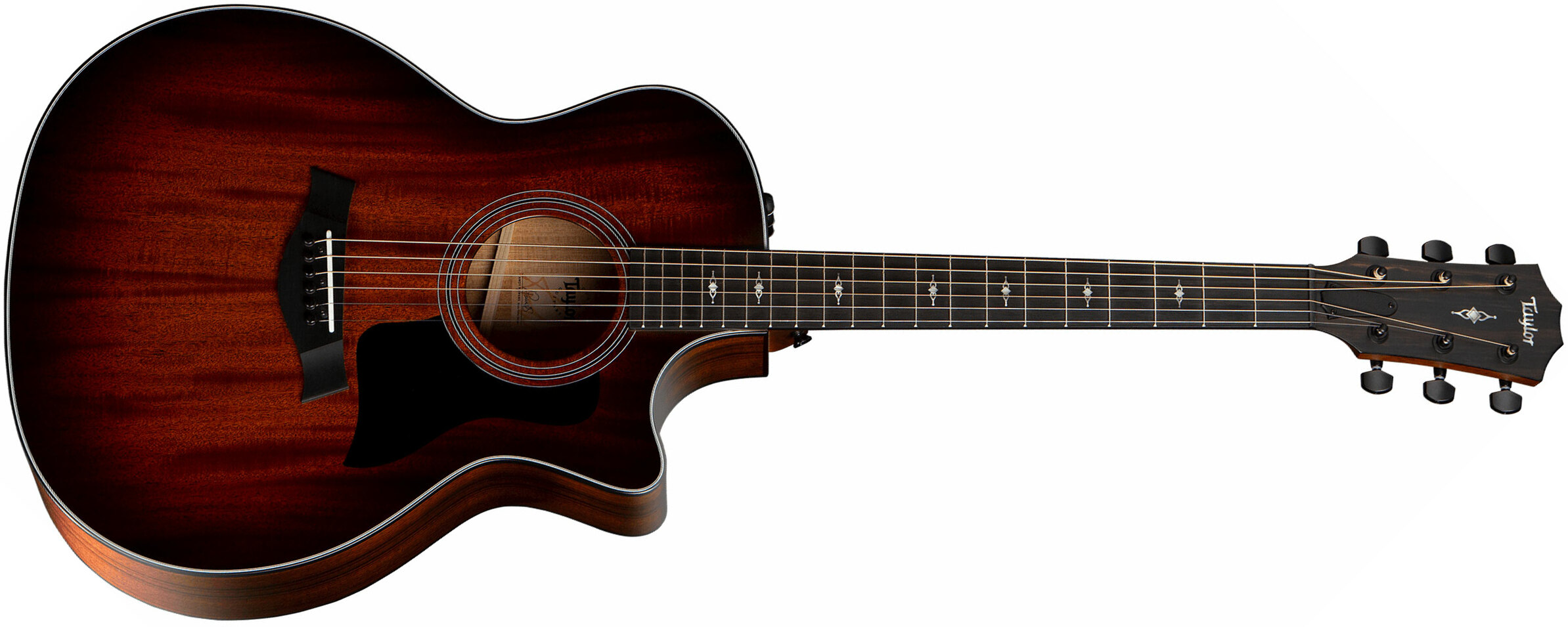 Taylor 324ce V-class 2019 Grand Auditorium Cw Acajou Blackwood Es2 - Shaded Edge Burst Top - Elektro-akoestische gitaar - Main picture