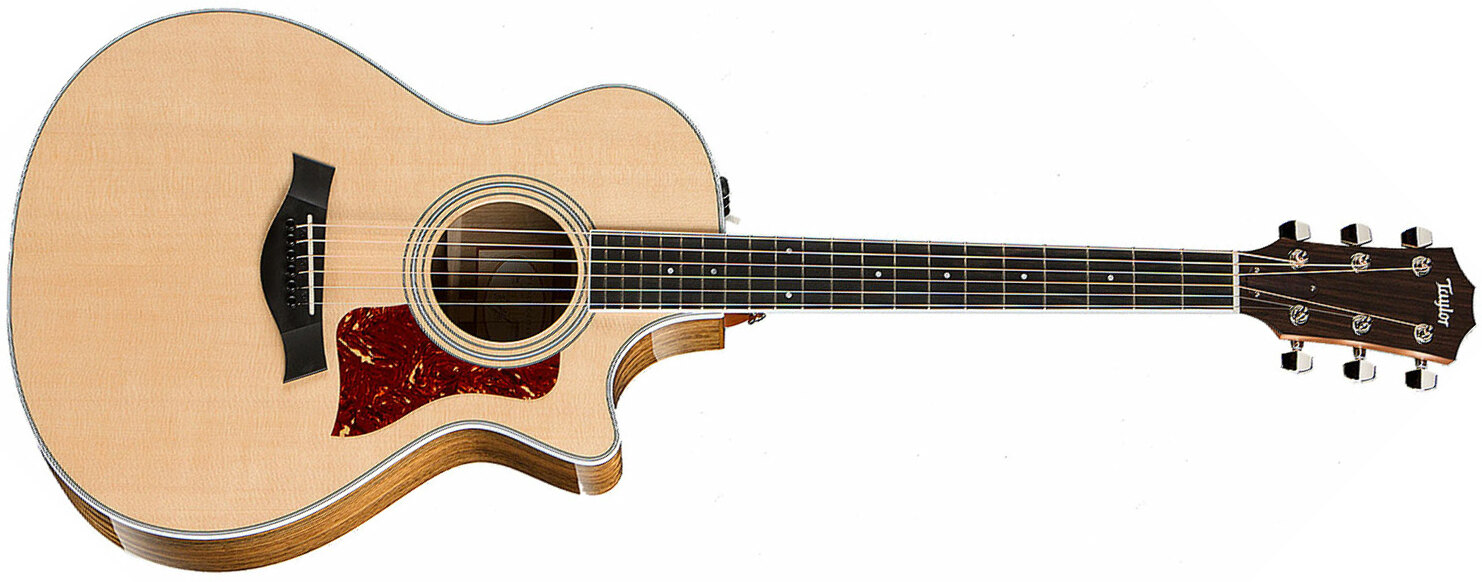 Taylor 412ce 2015 Grand Concert Cw Epicea Ovangkol Eb Es2 - Natural - Elektro-akoestische gitaar - Main picture