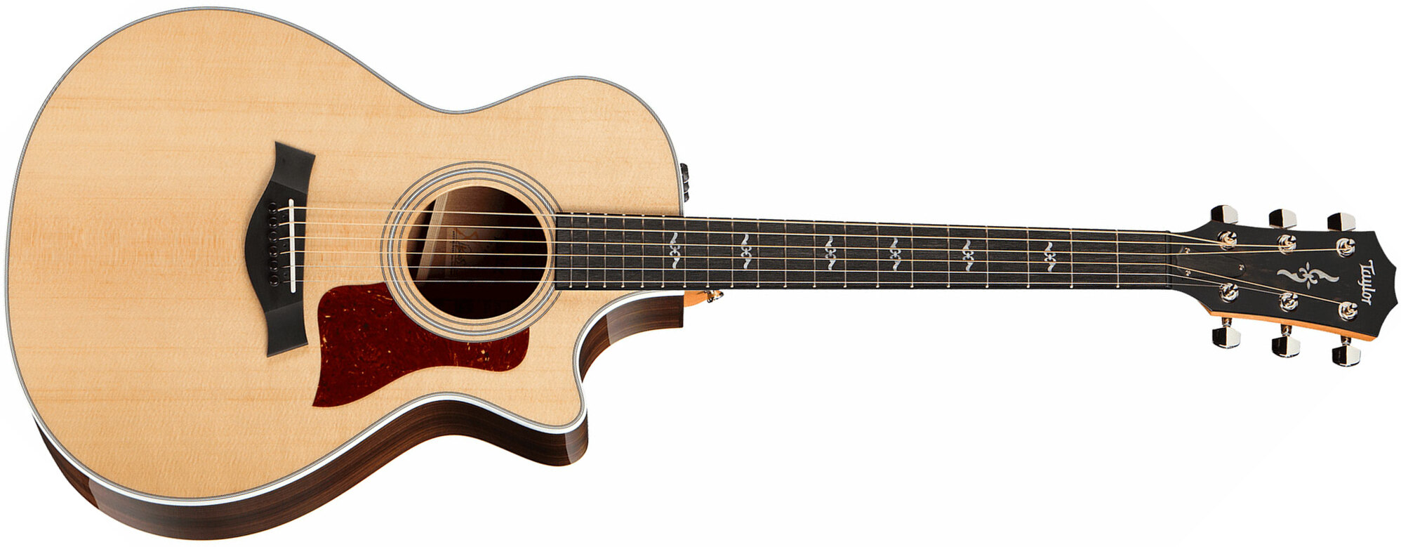 Taylor 412ce-r Grand Concert Cw Epicea Palissandre Eb Es2 - Natural - Elektro-akoestische gitaar - Main picture