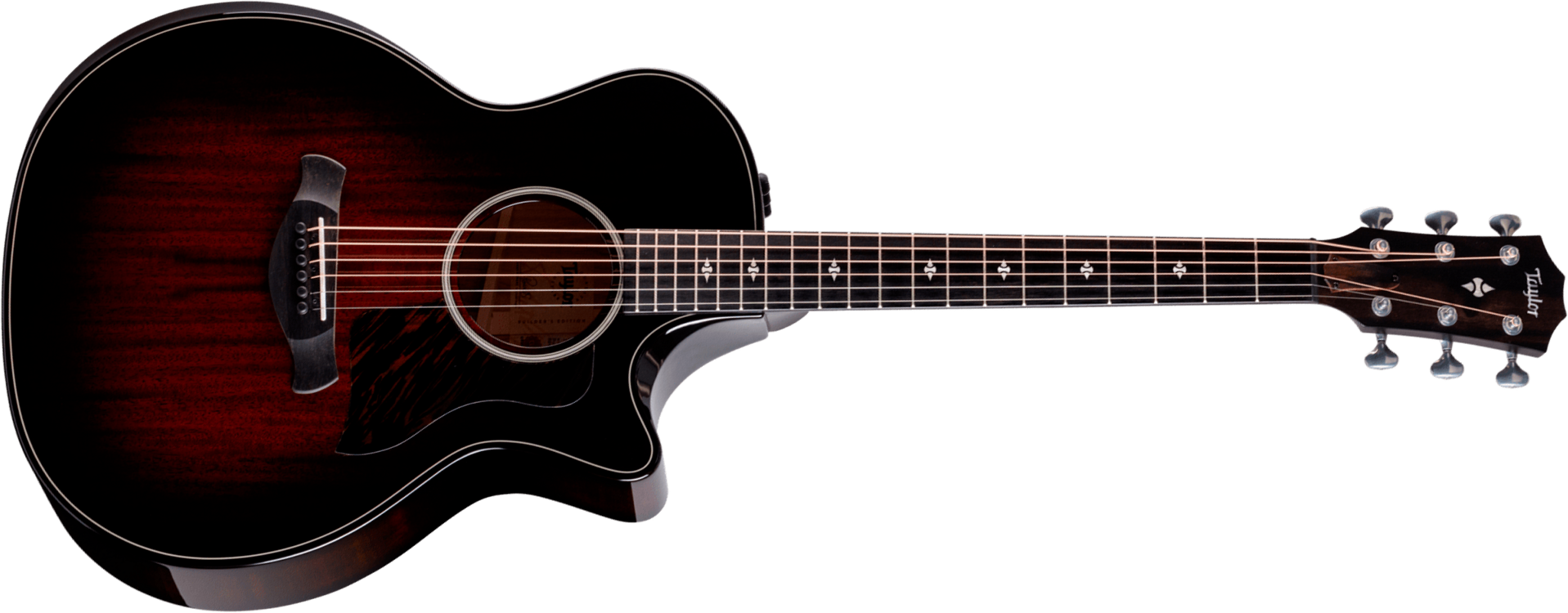 Taylor 524ce Builder's Edition Grand Auditorium Cw Acajou Frene Eb Es2 - Kona Burst - Folk gitaar - Main picture
