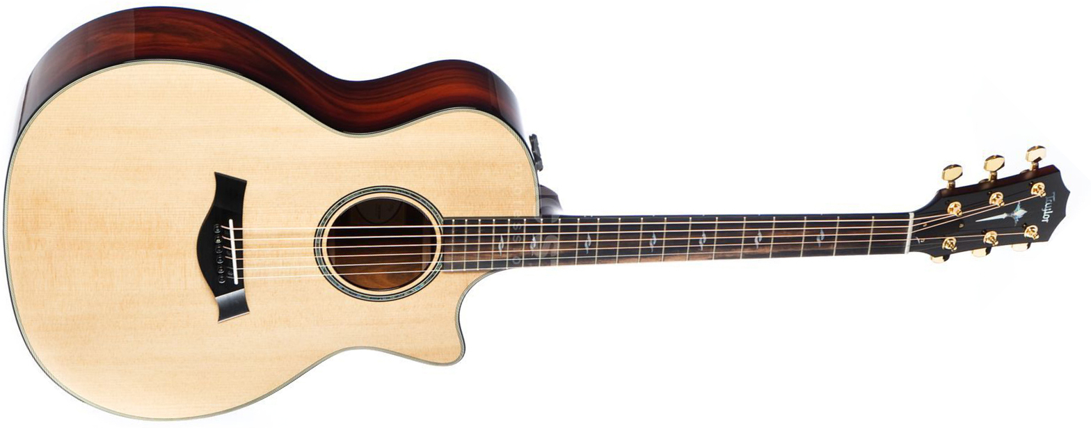 Taylor 814ce-ltd 2020 V-class Grand Auditorium Cw  Epicea Cocobolo Eb Es2 - Natural - Elektro-akoestische gitaar - Main picture
