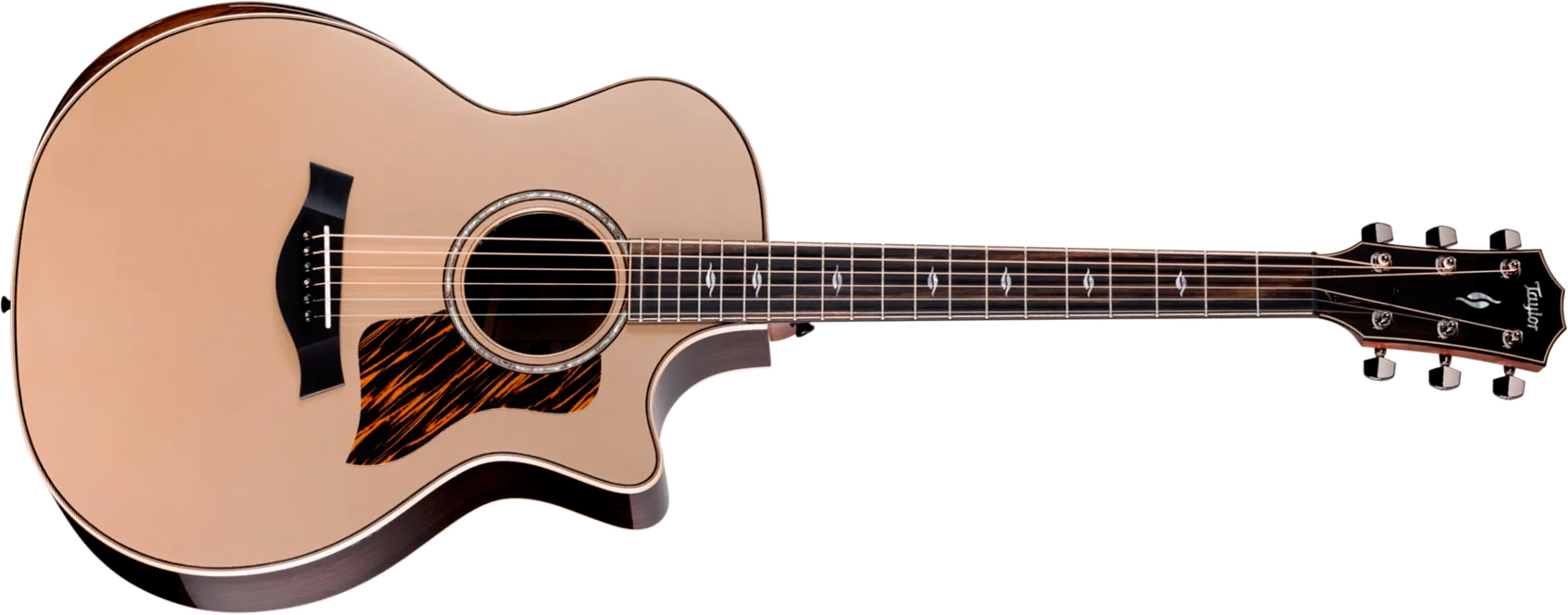 Taylor 814ce Ltd Casablanca Beige Top - Casablanca Beige Metallic - Folk gitaar - Main picture