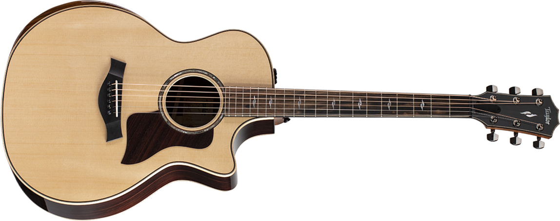 Taylor 814ce V-class 2021 Grand Auditorium Cw Epicea Palissandre Eb - Natural - Elektro-akoestische gitaar - Main picture