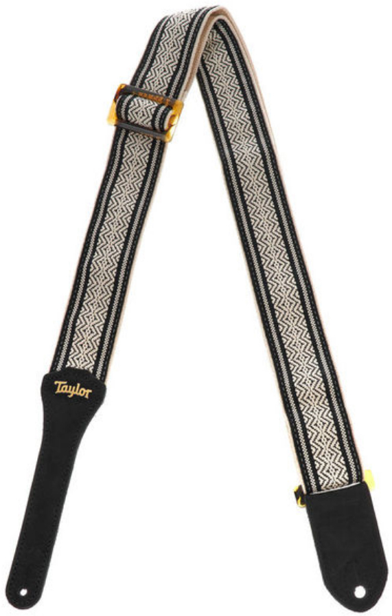 Taylor Academy Strap Wht-blk Jacquard Cotton 2 Inches - Gitaarriem - Main picture