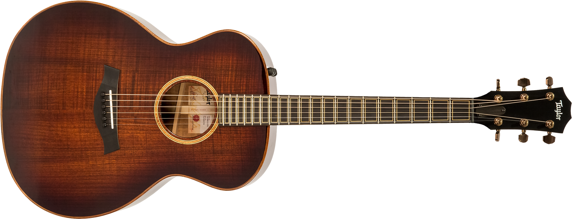 Taylor Custom Ga-e V-class Grand Auditorium Cw Tout Blackwood Eb Es2 #1202210075 - Sunburst - Elektro-akoestische gitaar - Main picture