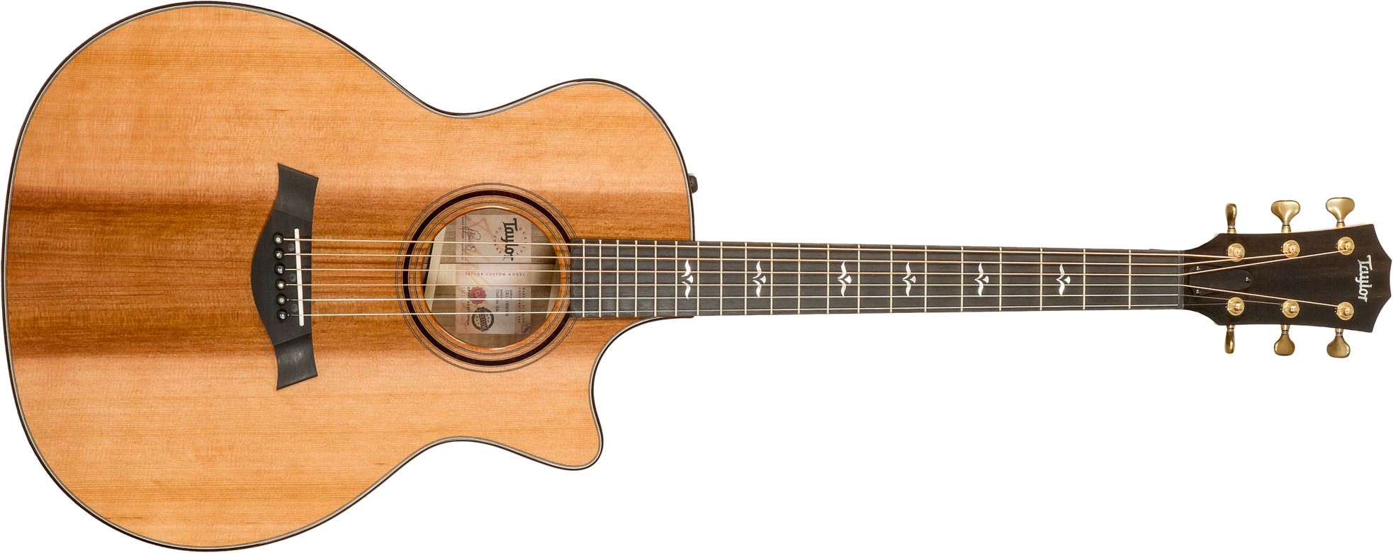 Taylor Custom Shop Ga-e Grand Auditorium Cw Cedre Myrte Eb Es2 #1211163099 - Natural - Volksgitaar - Main picture