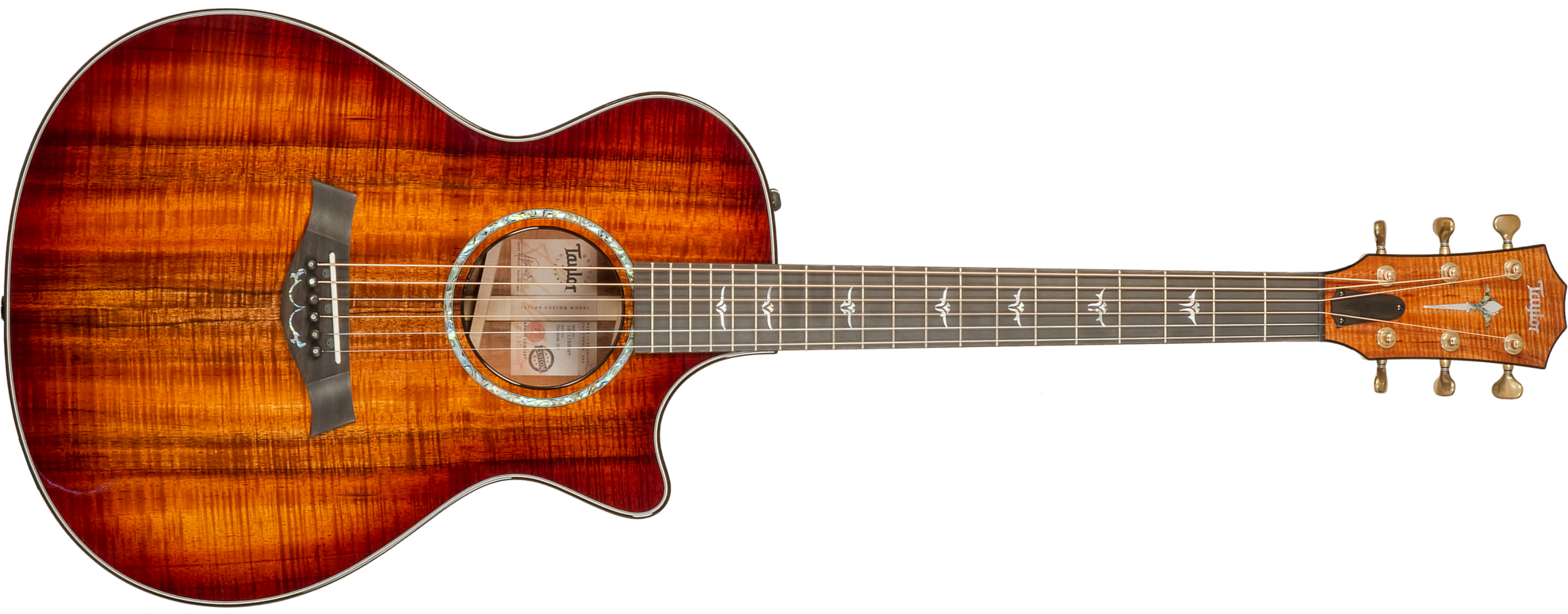 Taylor Custom Shop Gc-e Grand Concert Cw Tout Koa Eb Es2 #1211133097 - Sunburst - Volksgitaar - Main picture