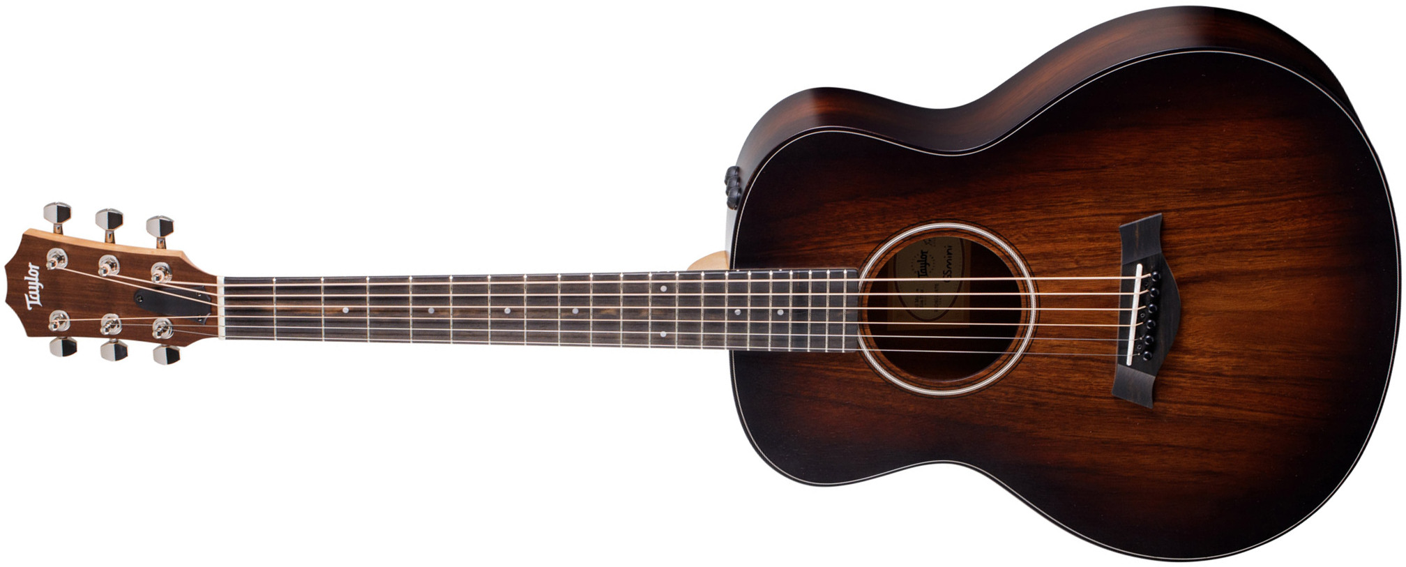 Taylor Gs Mini-e Koa Plus Lh Parlor Gaucher Tout Koa Eb Es2 - Shaded Edge Burst - Westerngitaar & electro - Main picture