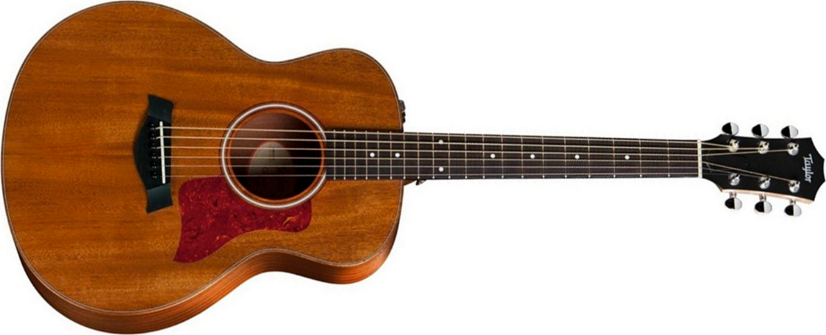 Taylor Gs Mini-e Mahogany Acajou Sapele Eb Es-b - Natural Satin - Westerngitaar & electro - Main picture