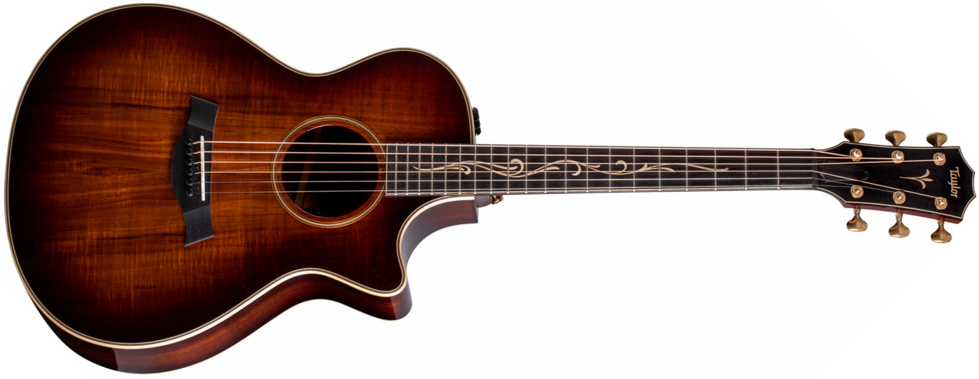 Taylor K22ce Grand Concert Cw Tout Koa Eb Es2 - Shaded Edgeburst - Elektro-akoestische gitaar - Main picture