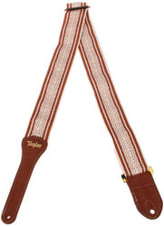 Gitaarriem Taylor Academy Guitar Strap - White/Brown