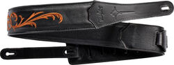 Gitaarriem Taylor Nouveau 2.5inc. Embroidered Leather Guitar Strap #4119-25