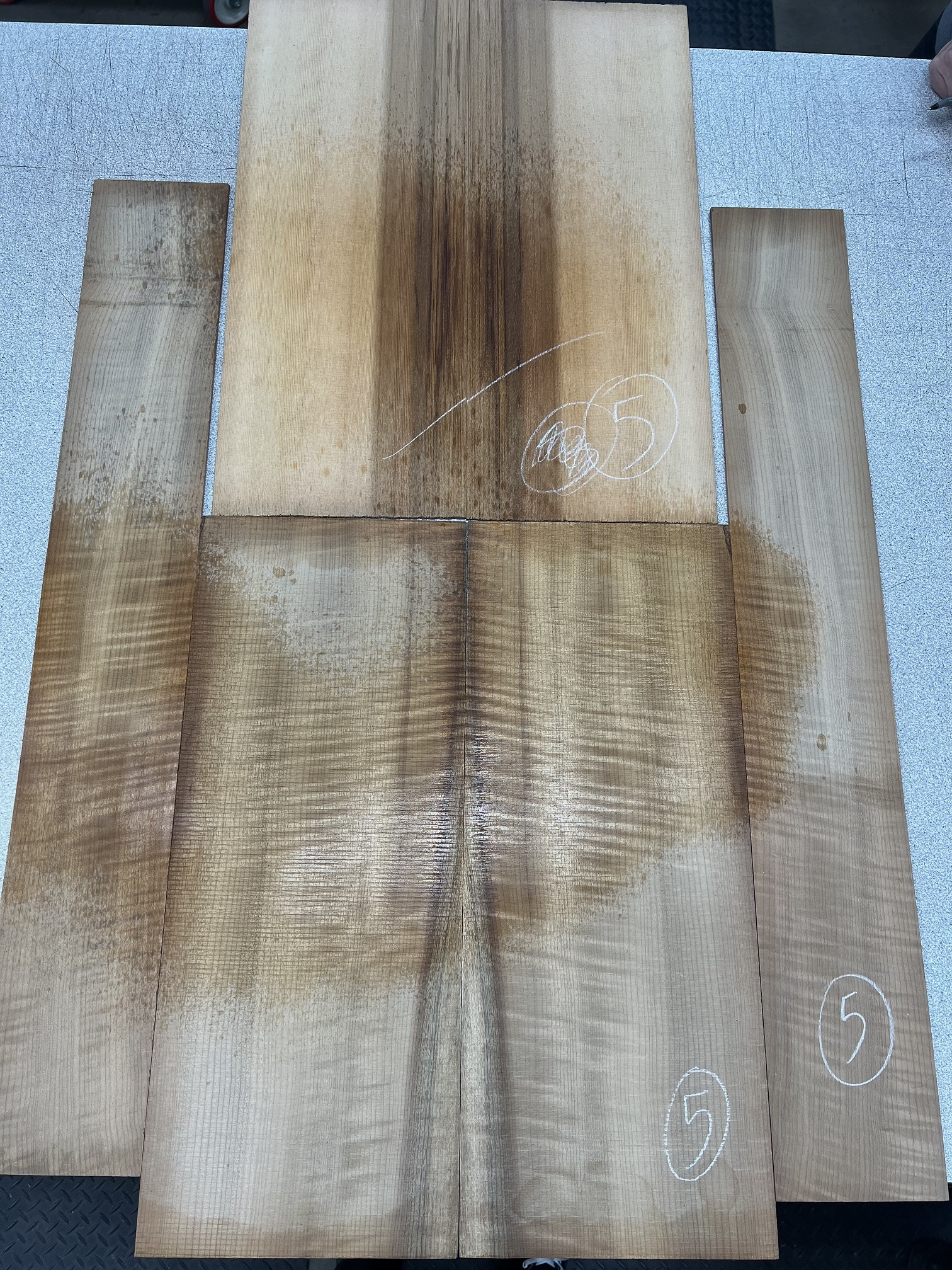 Taylor Custom Shop Ga-e Grand Auditorium Cw Cedre Myrte Eb Es2 #1211163099 - Natural - Volksgitaar - Variation 7